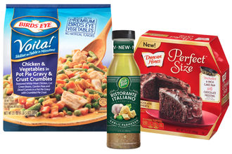 Birds Eye, Wishbone and Duncan Hines products