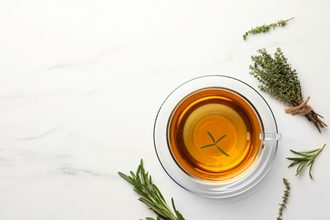 Rosemary simple syrup