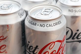 Diet Coca-Cola cans