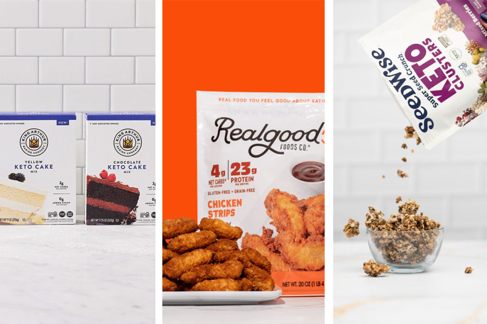 Products from King Arthur Baking Co., The Real Good Food Co. Inc. and Seedwise